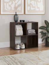 Bay Furniture Gallery - Ashley Furniture - Glosmount Four Cube Organizer - Four Cube Organizer / Cherry/Light Brown - EA1055-2X2