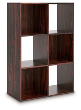 Bay Furniture Gallery - Ashley Furniture - Glosmount Six Cube Organizer - Six Cube Organizer / Cherry/Light Brown - EA1055-3X2