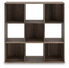Bay Furniture Gallery - Ashley Furniture - Shallifer Nine Cube Organizer - Nine Cube Organizer / Brown - EA1104-3X3