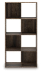 Bay Furniture Gallery - Ashley Furniture - Shallifer Eight Cube Organizer - Eight Cube Organizer / Brown - EA1104-4X2