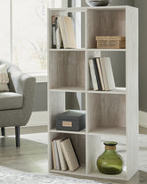 Bay Furniture Gallery - Ashley Furniture - Paxberry Eight Cube Organizer - Eight Cube Organizer / Whitewash - EA1811-4X2