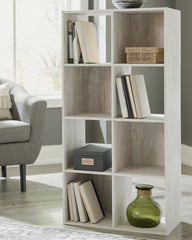 Bay Furniture Gallery - Ashley Furniture - Paxberry Eight Cube Organizer - Eight Cube Organizer / Whitewash - EA1811-4X2