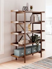 Bay Furniture Gallery - Ashley Furniture - Lyncott Bookcase - Bookcase / Brown - H615-70