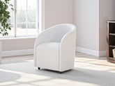 Bay Furniture Gallery - Ashley Furniture - Korestone Desk Chair - Home Office Desk Chair (1/CN) / White - H687-01A
