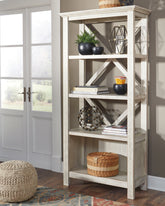 Bay Furniture Gallery - Ashley Furniture - Carynhurst Bookcase - Large Bookcase / Whitewash - H755-17