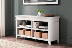 Bay Furniture Gallery - Ashley Furniture - Kanwyn Credenza - Credenza / Whitewash - H777-46