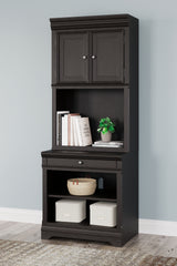 Bay Furniture Gallery - Ashley Furniture - Beckincreek Bookcase - Bookcase / Black - H778H7