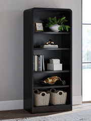 Bay Furniture Gallery - Ashley Furniture - Rowanbeck Bookcase - Large Bookcase / Black - H821-17