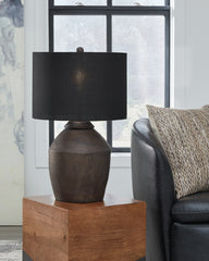 Bay Furniture Gallery - Ashley Furniture - Naareman Lighting - 2-Piece Lamp Set / Metallic Black - L100804X2
