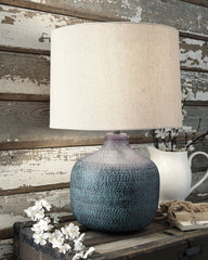 Bay Furniture Gallery - Ashley Furniture - Malthace Lighting - Table Lamp (Set of 2) / Patina - L207304X2