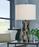 Bay Furniture Gallery - Ashley Furniture - Ellford Lighting - Table Lamp (Set of 2) / Black/Brown/Cream - L235684X2