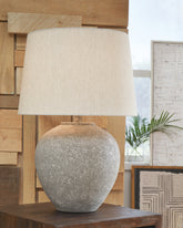Bay Furniture Gallery - Ashley Furniture - Dreward Lighting - Table Lamp (Set of 2) / Distressed Gray - L235694X2