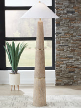 Bay Furniture Gallery - Ashley Furniture - Gasparleigh Lighting - Poly Floor Lamp (1/CN) / Brown/Gold Finish - L235811
