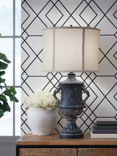 Bay Furniture Gallery - Ashley Furniture - Morvanford Lighting - Poly Table Lamp (1/CN) / Antique Black - L235834