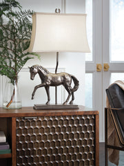 Bay Furniture Gallery - Ashley Furniture - Sandorman Lighting - Poly Table Lamp (1/CN) / Bronze Finish - L317044