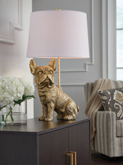 Bay Furniture Gallery - Ashley Furniture - Wadeland Lighting - Poly Table Lamp (1/CN) / Gold Finish - L317054