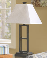 Bay Furniture Gallery - Ashley Furniture - Deidra Lighting - Metal Table Lamp (Set of 2) / Black - L318924