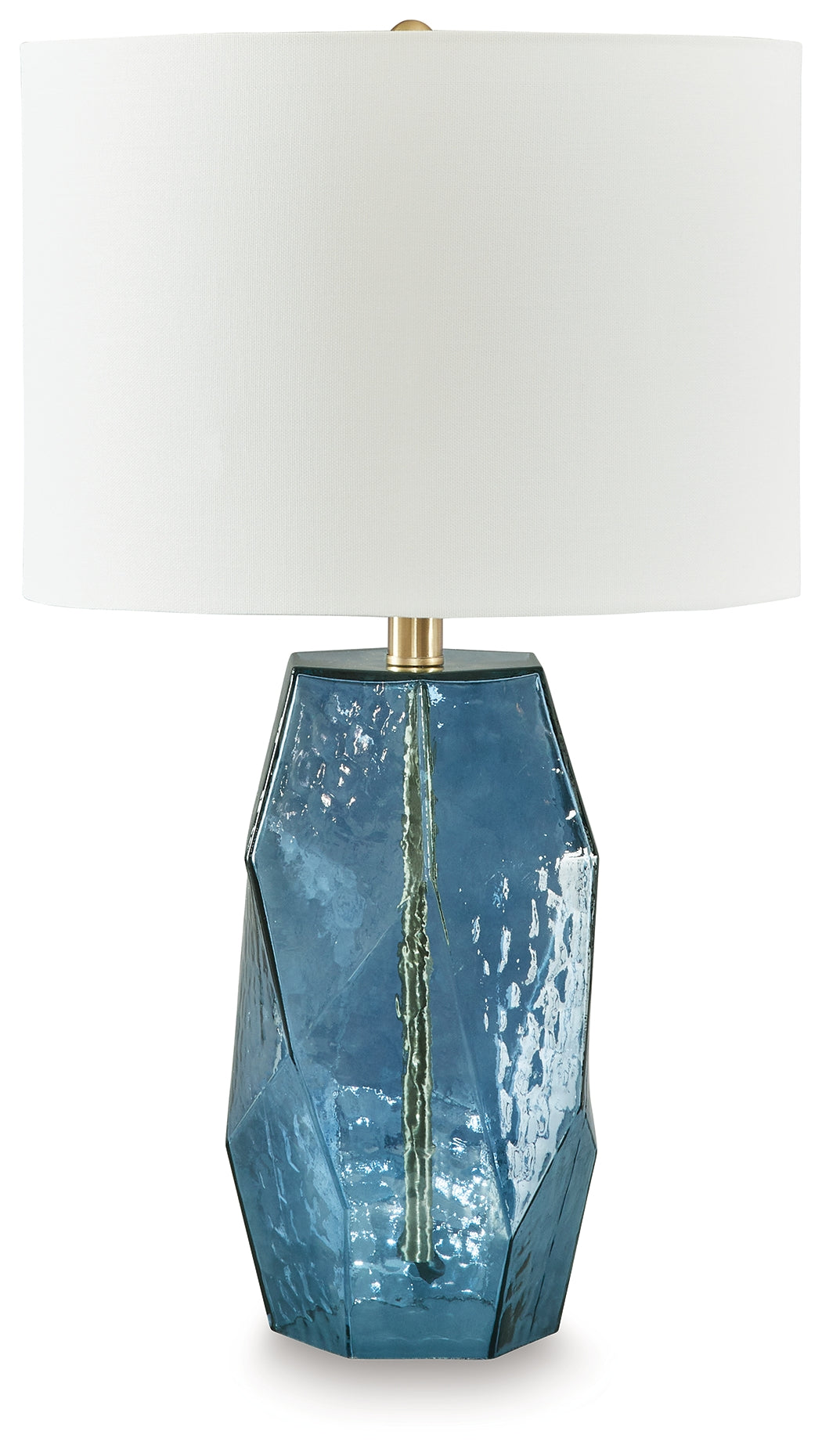 Bay Furniture Gallery - Ashley Furniture - Tallow Lighting - Glass Table Lamp (1/CN) / Blue - L430854