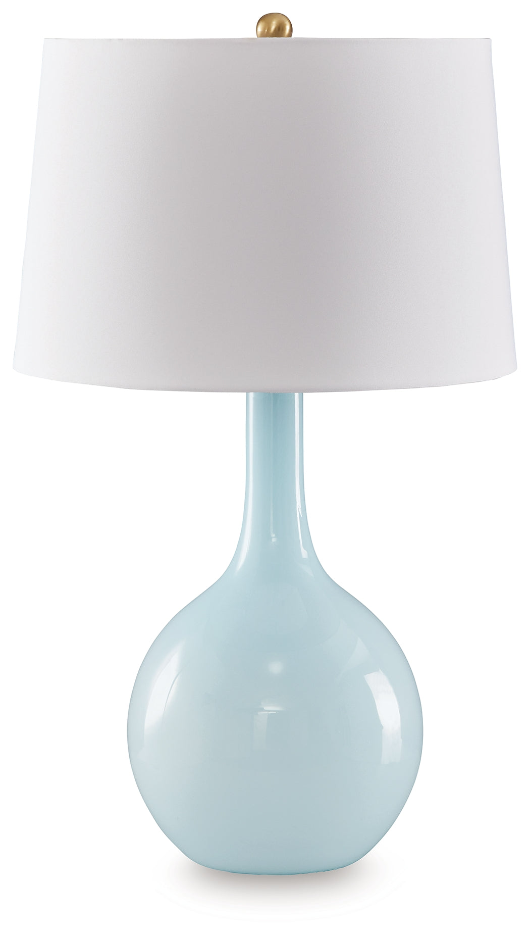 Bay Furniture Gallery - Ashley Furniture - Rylanton Lighting - Glass Table Lamp (1/CN) / Aqua - L430874