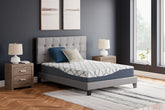 Bay Furniture Gallery - Ashley Furniture - 10 Inch Chime Elite 2.0 Mattresses - California King / White/Blue - M42551