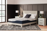 Bay Furniture Gallery - Ashley Furniture - 12 Inch Chime Elite 2.0 Mattresses - California King / White/Blue - M42651