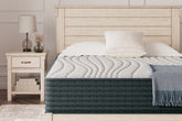 Bay Furniture Gallery - Ashley Furniture - Hybrid 1300 Mattresses - California King / White - M43651