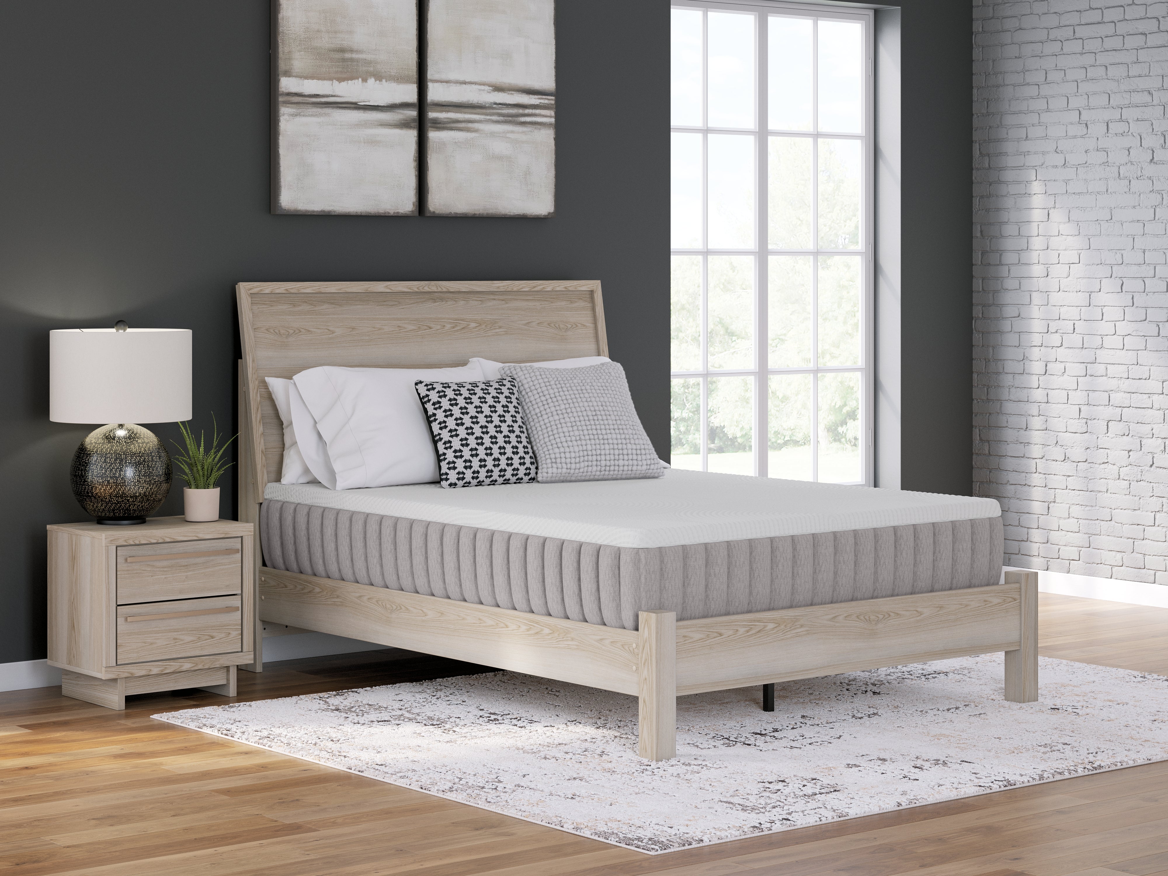 Bay Furniture Gallery - Ashley Furniture - Terra Sleep Medium Mattresses - Queen / White - M52331