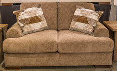 Bay Furniture Gallery - Ashley Furniture - Nolenburg Living Room - Loveseat / Pecan - 8150535