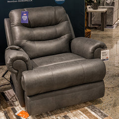 Bay Furniture Gallery - Ashley Furniture - Revived and Restored Living Room - Power Lift Recliner / Granite - PC8240612