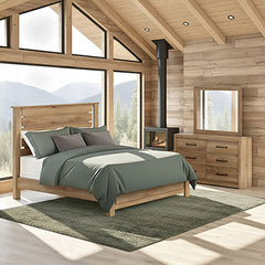 Bay Furniture Gallery - Ashley Furniture - Brozmont Bedroom - Bedroom Mirror / Tan - B1045-36