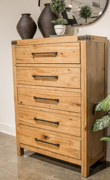 Bay Furniture Gallery - Ashley Furniture - Gramburg Bedroom - Five Drawer Chest - PCB858-46
