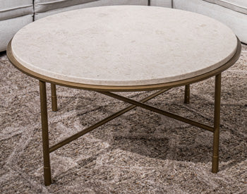 Bay Furniture Gallery - Ashley Furniture - Alben Coffee Table - Round Cocktail Table - T643-8