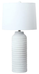 Bay Furniture Gallery - Ashley Furniture - Vauville Lighting - Poly Table Lamp (Set of 2) - L243674