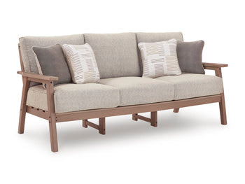 Bay Furniture Gallery - Ashley Furniture - Grover Beach Outdoor - Sofa with Cushion - PCP422-838