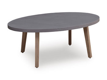 Bay Furniture Gallery - Ashley Furniture - Harmony Headlands Outdoor - Oval Cocktail Table - PCP428-701