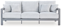 Bay Furniture Gallery - Ashley Furniture - Hurley Park Outdoor - Sofa with Cushion / Gray - PCP695-838
