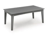 Bay Furniture Gallery - Ashley Furniture - Cove Beach Outdoor - Rectangular Cocktail Table - PCP803-701