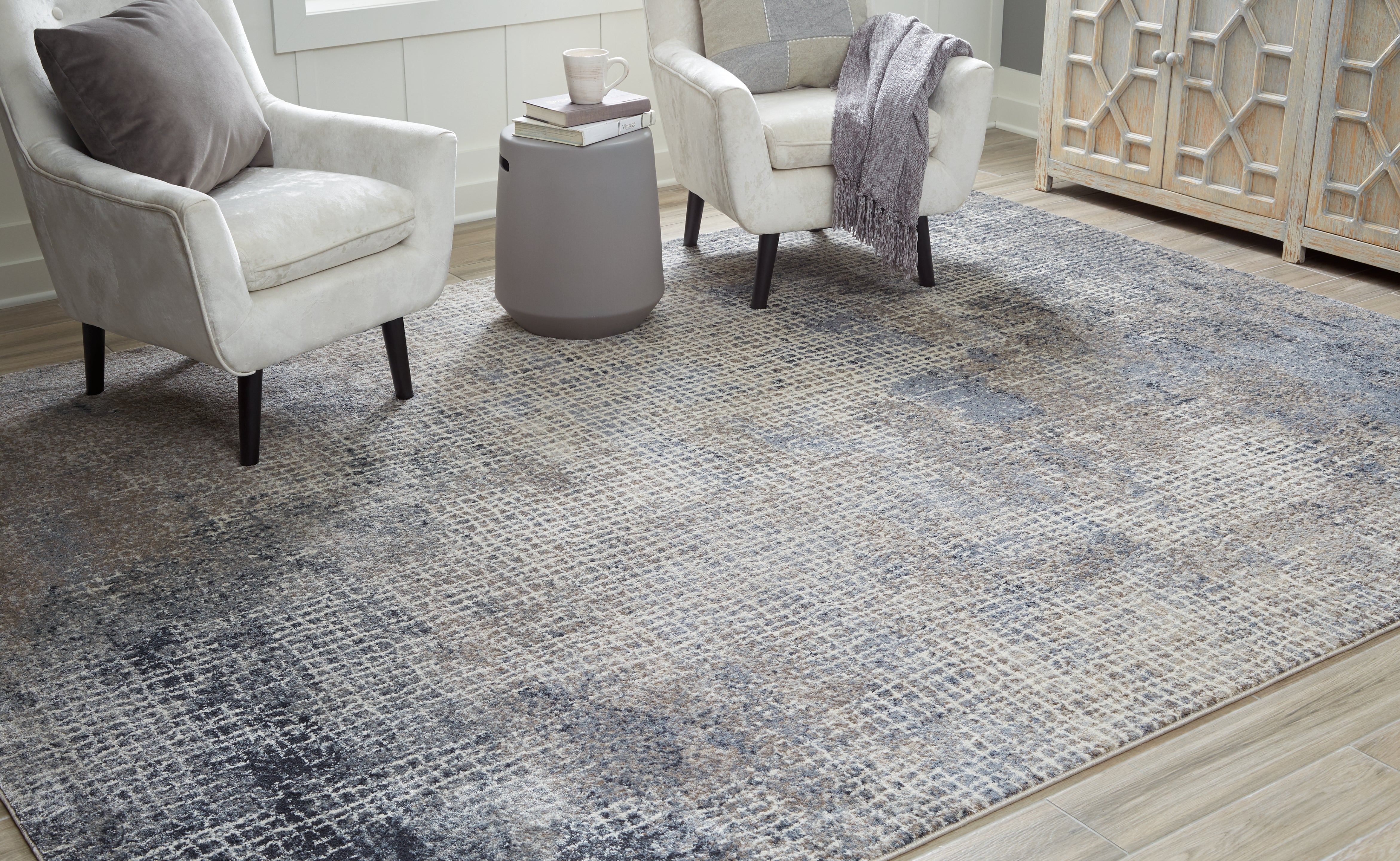 Bay Furniture Gallery - Ashley Furniture - Brookhall Rug - 7'10" x 10'6" Rug / Multi - R406101