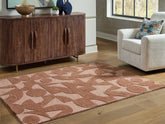 Bay Furniture Gallery - Ashley Furniture - Perrenton Rug - 8' x 10' Rug / Clay - R407201