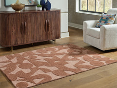 Bay Furniture Gallery - Ashley Furniture - Perrenton Rug - 8' x 10' Rug / Clay - R407201