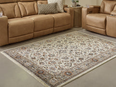 Bay Furniture Gallery - Ashley Furniture - Beritham Rug - Large Rug / Blue/Brown/Beige - R407261