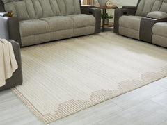 Bay Furniture Gallery - Ashley Furniture - Emorymore Rug - Extra Large Rug / Brown/Beige - R407300