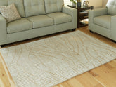 Bay Furniture Gallery - Ashley Furniture - Jaseena Rug - 7'8" x 10' Area Rug / Beige/Tan - R407721