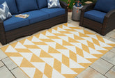 Bay Furniture Gallery - Ashley Furniture - Thomley Rug - 5' x 7' Rug / Ivory/Yellow - R900062