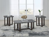 Bay Furniture Gallery - Ashley Furniture - Dynnford Table (Set of 3) - Occasional Table Set (3/CN) / Gray/Brown - T216-13