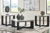 Bay Furniture Gallery - Ashley Furniture - Sharstorm Table (Set of 3) - Occasional Table Set (3/CN) / Two-tone Gray - T251-13