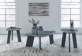 Bay Furniture Gallery - Ashley Furniture - Bluebond Table (Set of 3) - Occasional Table Set (3/CN) / Gray - T390-13