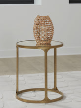 Bay Furniture Gallery - Ashley Furniture - Korajane End Table - Round End Table / Antique Gold - T399-6