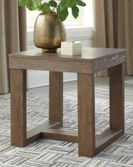 Bay Furniture Gallery - Ashley Furniture - Cariton End Table - Square End Table / Gray - T471-2