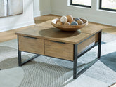 Bay Furniture Gallery - Ashley Furniture - Montia Lift-Top Coffee Table - Lift Top Cocktail Table - T602-00
